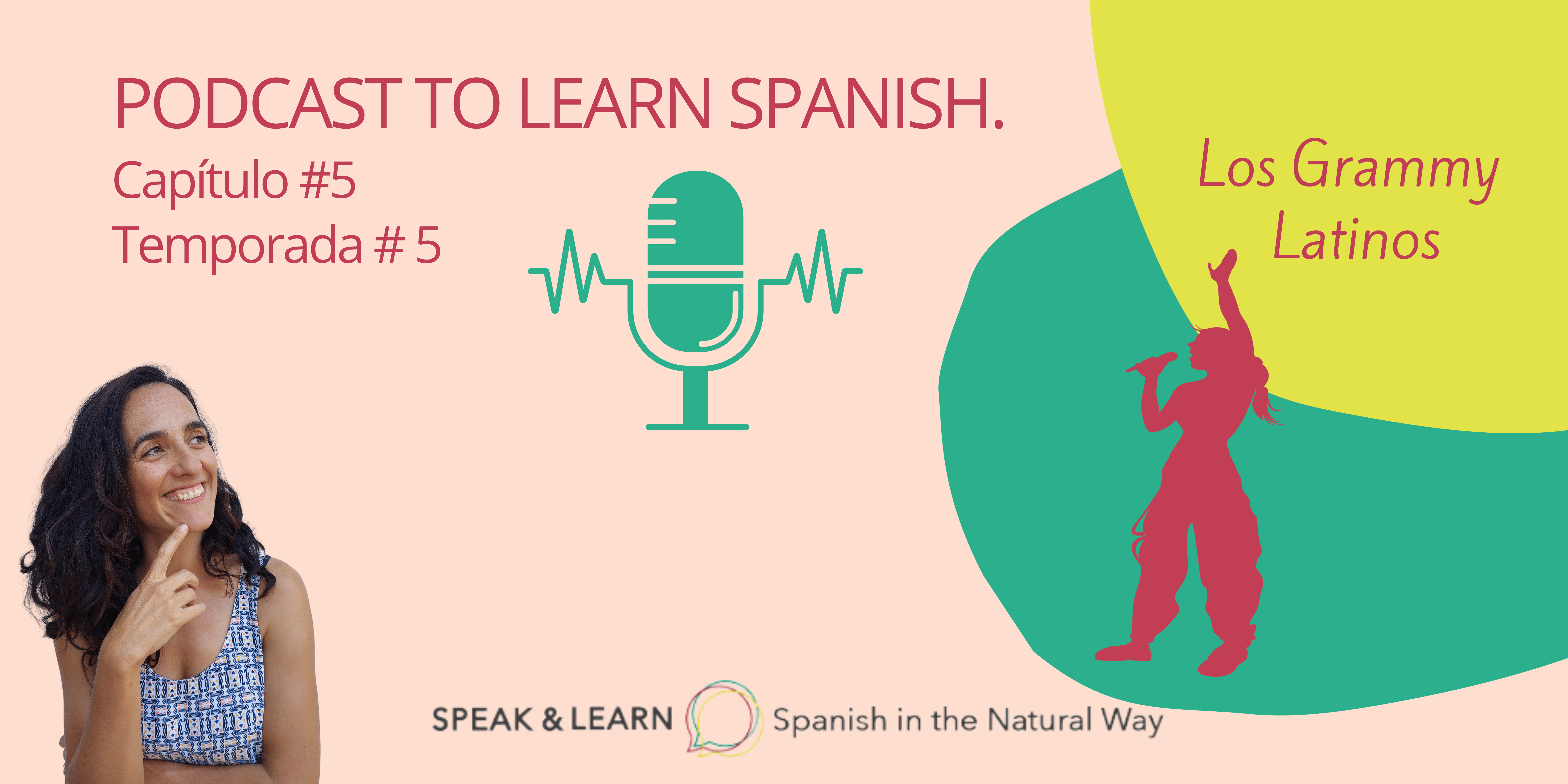 Portada del 5º episodio del Podcast Speak & Learn para aprender español